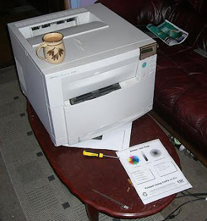 Troubleshooting Image Problems on Laser Printer