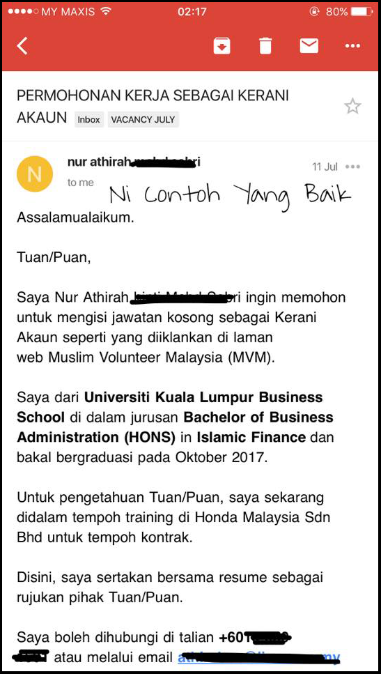 Pencari Kerja Perlu Elakkan Mengirim Email Begini (Comfirm ...