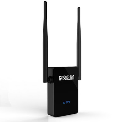 Bilo MSRM US302 Wi-Fi extender with Full WiFi Covering repeater with Dual External Antennas For 2.4GHz router 