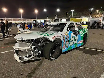 Crashed Vehicle of Toni Breidinger #ARCA