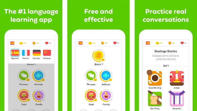 تطبيق Duolingo