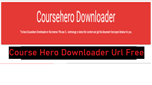 Course Hero Downloader URL