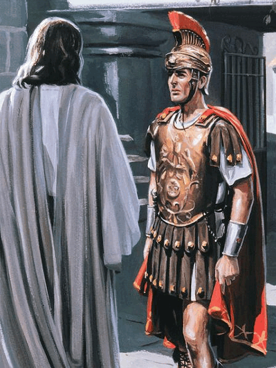 Jesus and centurion