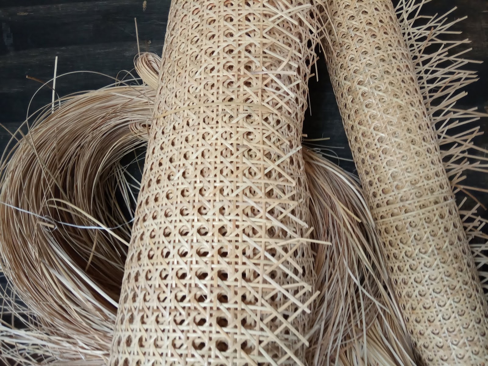 Lembaran Anyam Rotan Webbing