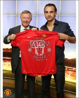 Berbatov and Sir Alex Ferguson