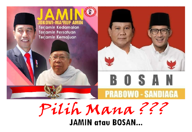 Pilih JAMIN atau BOSAN?