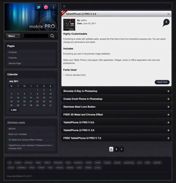 Mobile Pro  - ThemeForest Item for Sale