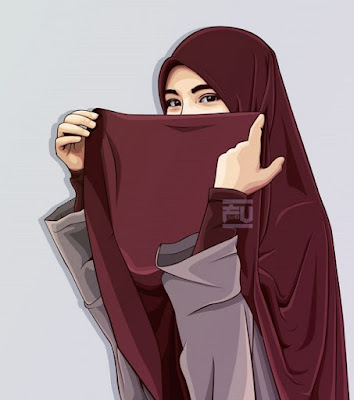 Gambar Kartun Muslimah Cantik