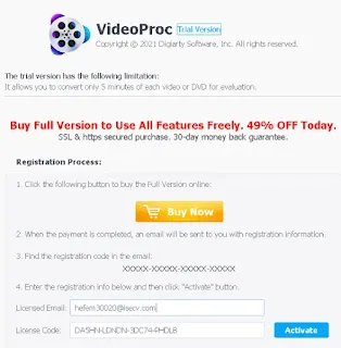 VideoProc Converter license key for free