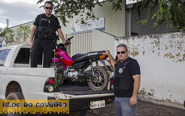 Operação da Policia Civil e da Guarda Municipal já recuperou três motos roubadas em três dias seguidos em Cocal