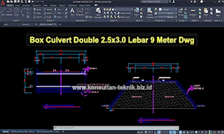 Gambar-Double-Box-Culvert-2,5x3-Dwg-Autocad-02