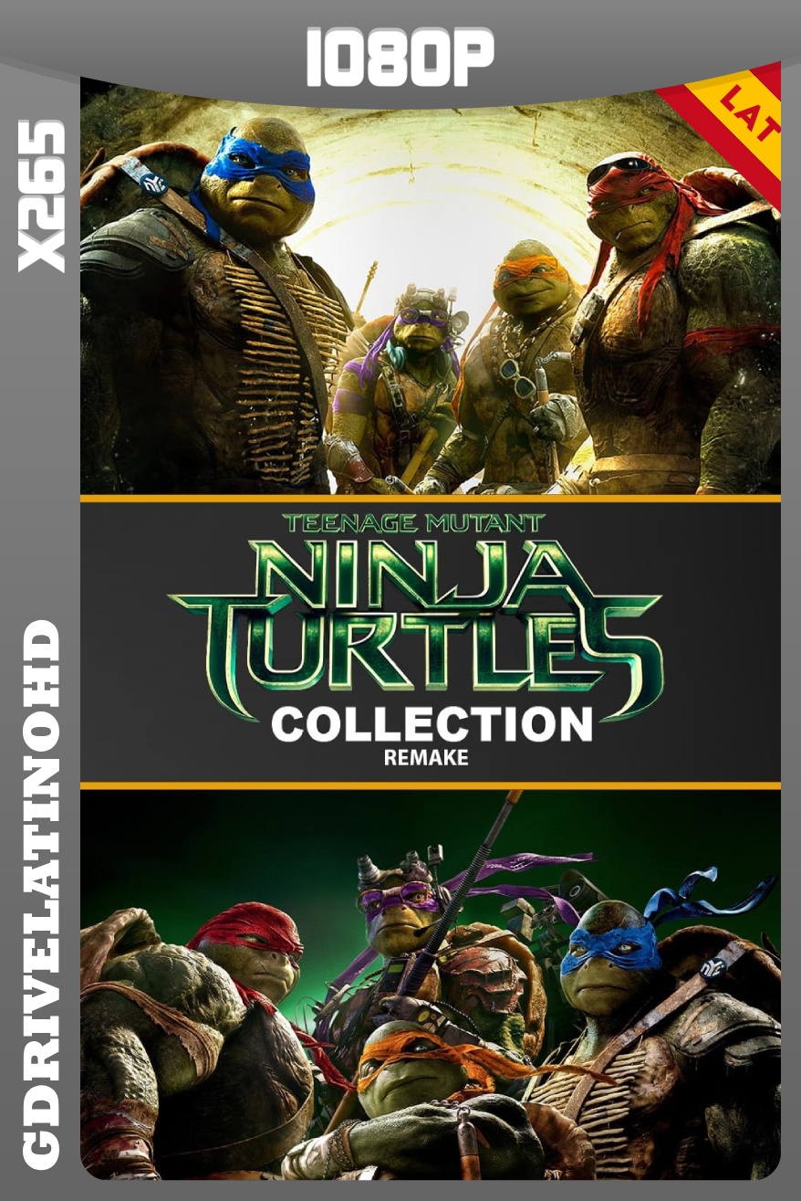 Tortugas Ninja – Colección (2014-2016) BDRip x265 1080p Latino-Inglés