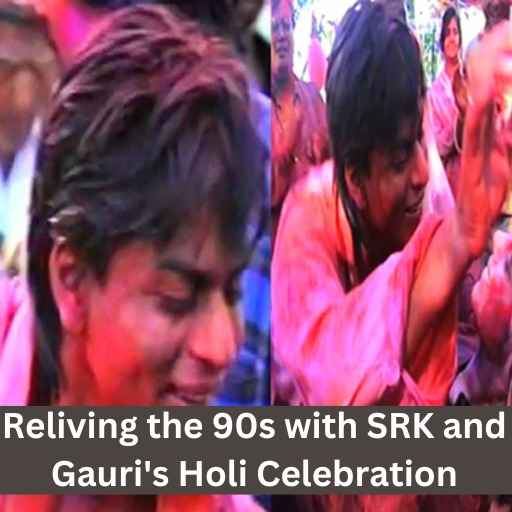 Reliving the 90s with SRK and Gauri's Holi Celebration