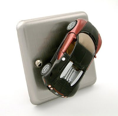 Sports Car Bugatti and Dodge Viper Light Switches by Candy Queen Designs