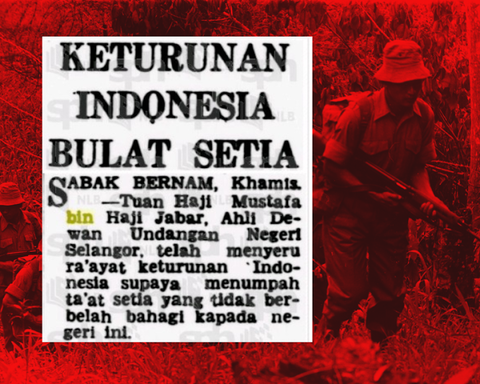 Konfrantasi 1963 : Seruan kepada warga berketurunan Indonesia di Sabak Bernam