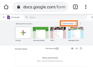 Tutorial membuat  Google formulir lamaran kerja