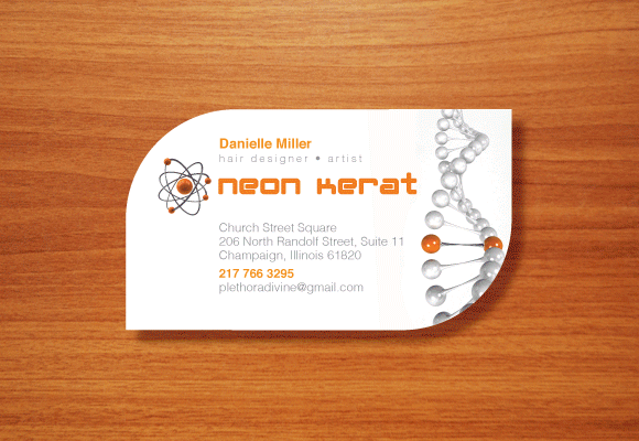 Mitchell Harned Graphic Design Business Cards