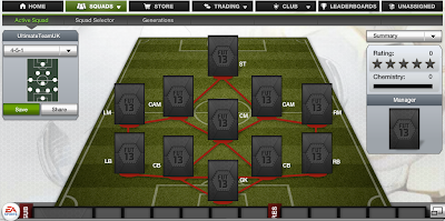 FUT 13 Formations - 4-5-1 - FIFA 13 Ultimate Team