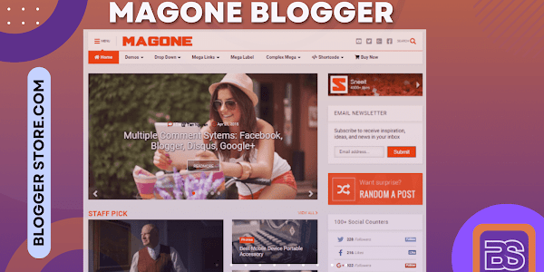 MagOne Blogger Template Premium Free Download