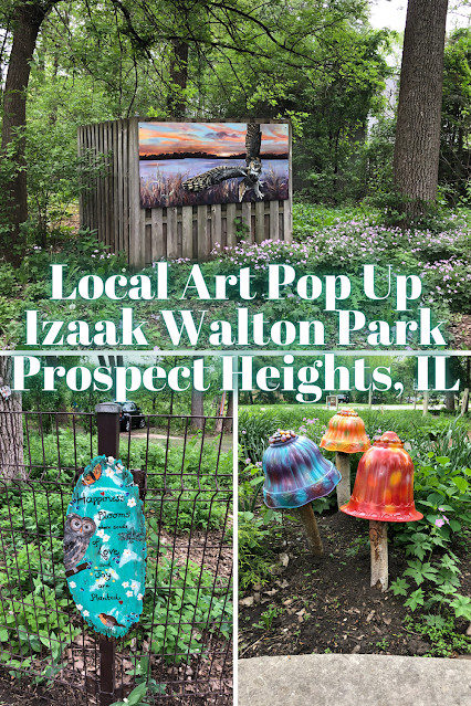 Summer Local Art Installation at Izaak Walton Park in Prospect Heights, Illinois