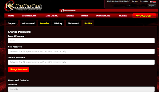 Panduan Cara Pengisian  Form Deposit Di Kaskuscash.com