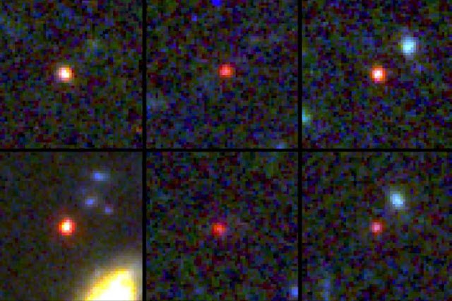 Estás son las seis galaxias descubiertas por el James Webb