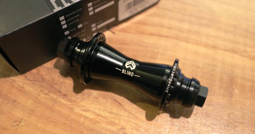 Del Mar BMX: ECLAT BLIND FRONT HUB - BLACK
