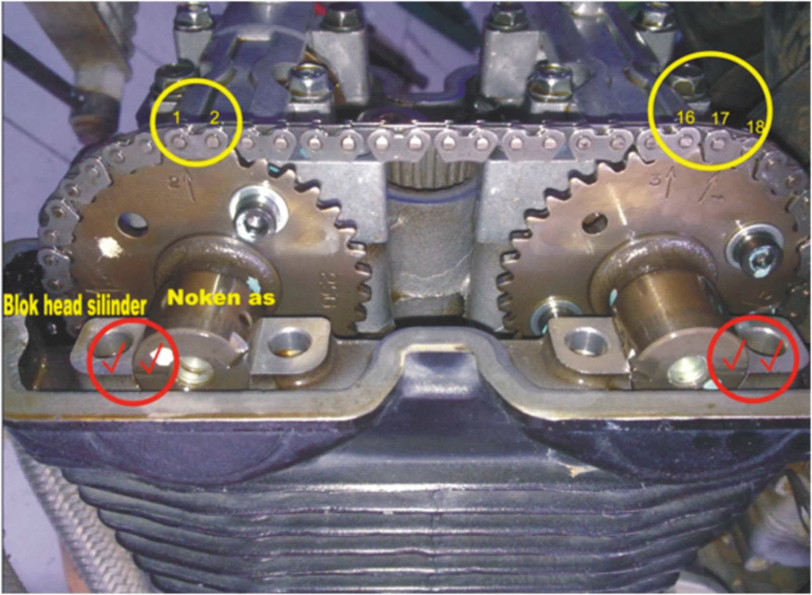 WHY45 MOTOR Cara Menyetel Top Noken As Pasang Klep Satria FU