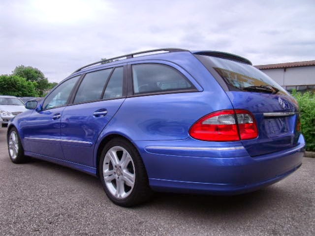 mercedes benz s211 blue designo