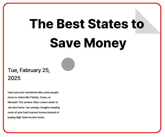 the best states to save money Thumbnail Image