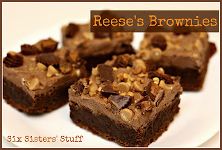 Reeses Brownies by Six Sisters' Stuff.