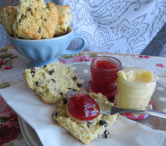 Orange and Currant Cream Scones