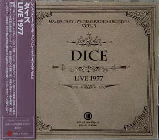 Dice "Dice"1978 + "The Four Riders Of The Apocalypse" 1992  + "Live Dice"1993 +"Live 1977" 2013 Sweden Prog Symphonic,Art Rock