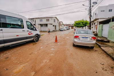 Cícero Lucena assina Ordem de Serviço para pavimentação de 17 ruas em Mangabeira