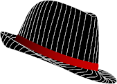 chapeau pour représenter l’image de la mafia du jeu d’aventure « Mafia »