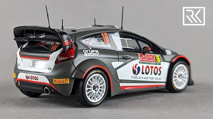 Zdjęcie modelu 1:43 Spark Ford Fiesta RS WRC, Rallye Monte Carlo 2015, Robert Kubica / Maciej Szczepaniak