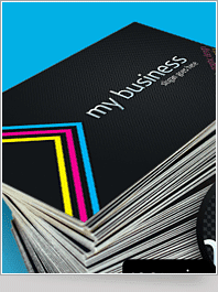 CMYK Black Business Card