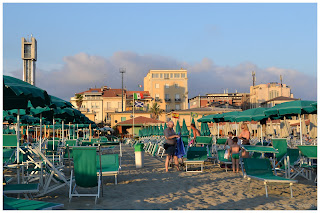 Plaża w Viareggio - ekskluzywny kurort nad Morzem Tyrreńskim