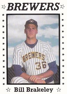 Bill Brakeley 1990 Helena Brewers card