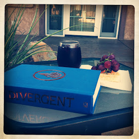 Reading Divergent, Desert Hot Springs, California