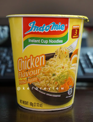 รีวิว อินโดหมี่ บะหมี่กึ่งสำเร็จรูป รสไก่ (CR) Review Instant Noodles Chicken Flavor, Indomie Brand.