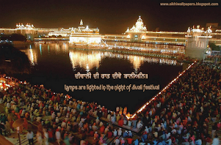 diwali at golden temple