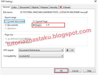 Cara Membuat File PDF Di Coreldraw