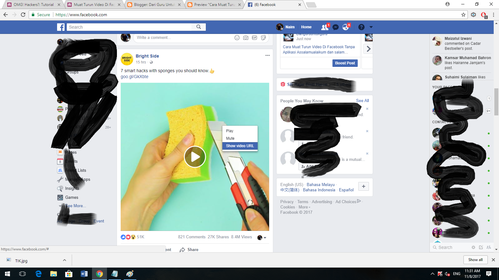 Cara Muat Turun Video Di Facebook Tanpa Aplikasi - Dari 