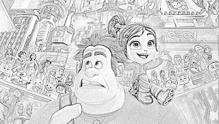 Ralph Breaks the Internet coloring pages coloring.filminspector.com