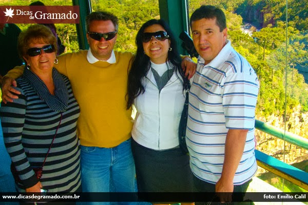 Forte amizade que se iniciou em Gramado/RS