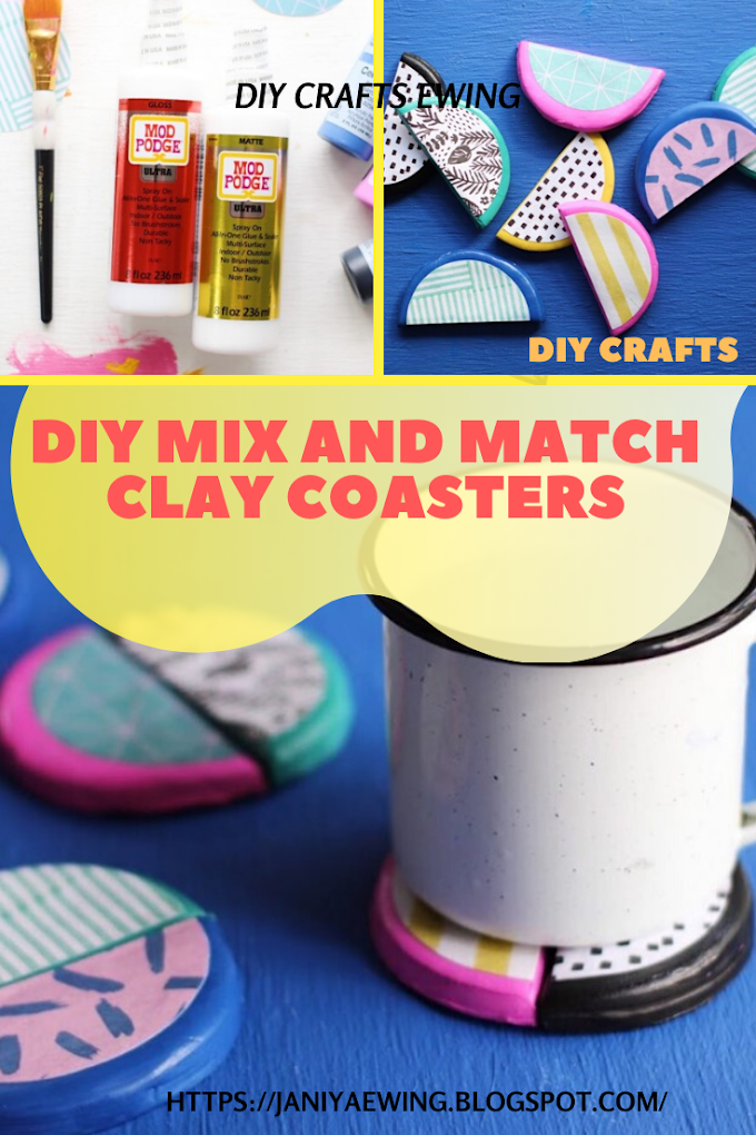 DIY Mix and Match Clay Coasters