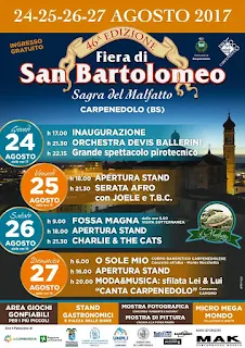 Fiera di San Bartolomeo e Sagra del Malfatto 24-25-26-27 agosto Carpenedolo (BS)