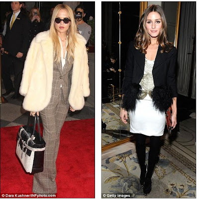 Catwalk Fashionista on In A Tweed Suit While Fashionista Olivia Palermo Looks Typically Chic