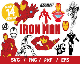 Iron Man SVG Bundle, Marvel Cricut, Cutting, Vinyl, Png, Clipart, Superhero, Avengers, Tony Starks, Wall Decal, Stark Industries